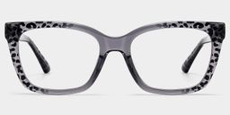Victoria Gray Square Glasses0
