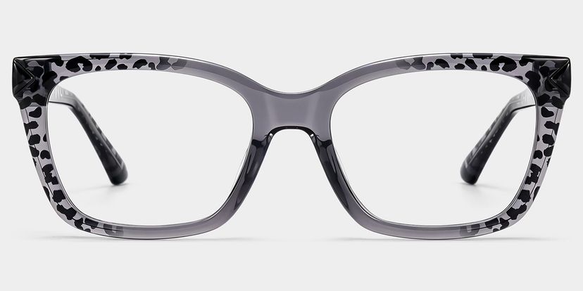 Victoria Gray Square Glasses
