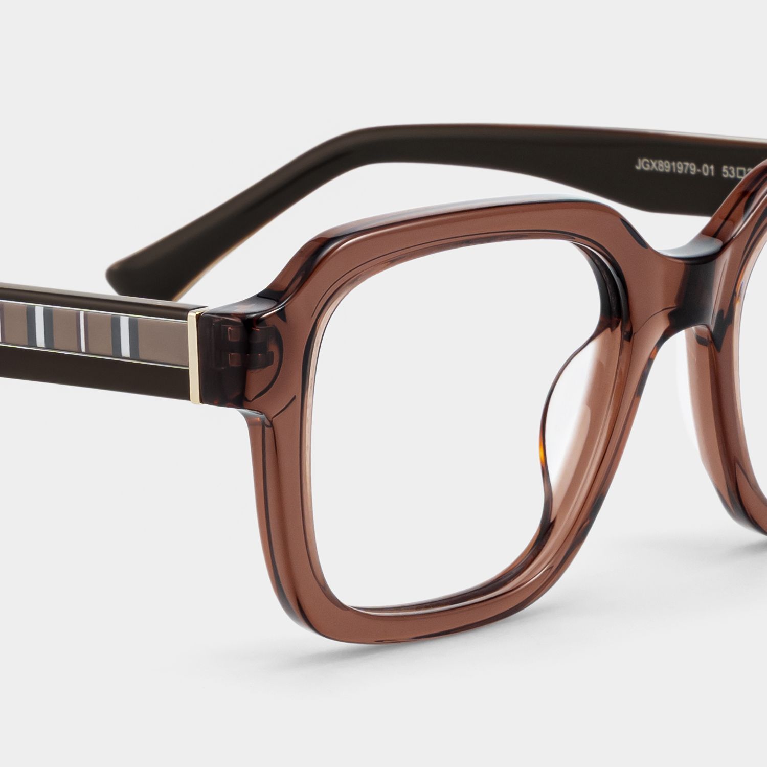 Brown Parker Square Frame Glasses for Women | ZEELOOL4