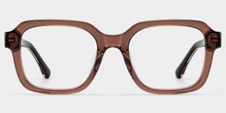 Parker Brown Square Glasses0