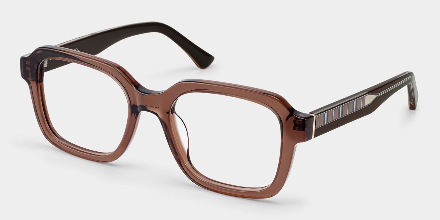 Brown Parker Square Frame Glasses for Women | ZEELOOL2