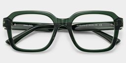 Parker Green Square Glasses1
