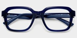 Parker Blue Square Glasses1
