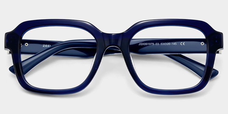Parker Blue Square Glasses