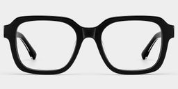 Parker Black Square Glasses0
