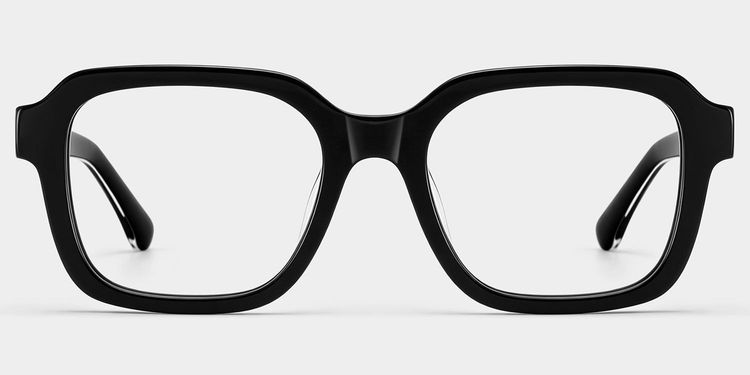 Parker Black Square Glasses