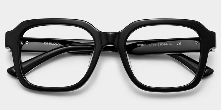 Parker Black Square Glasses