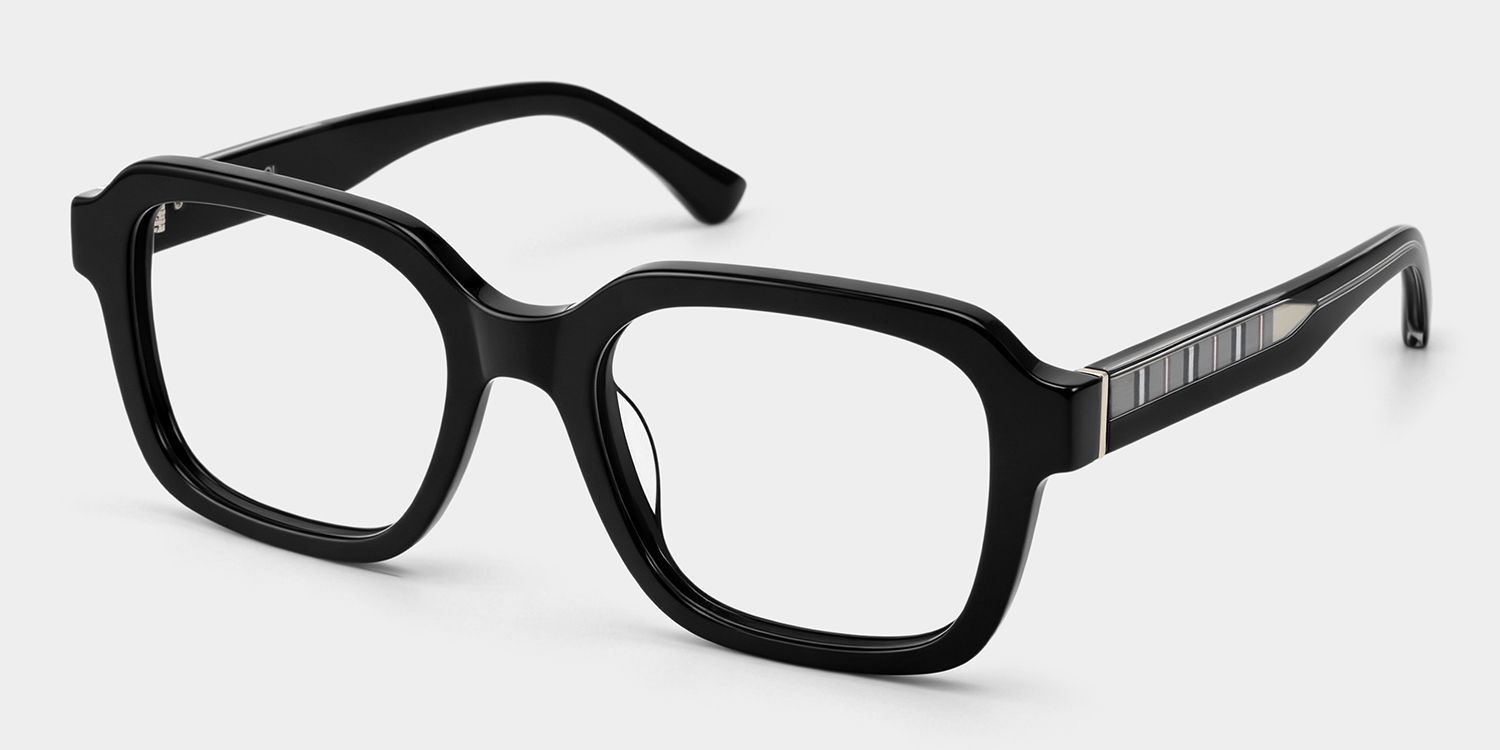 Parker Black Square Eyeglasses for Women | ZEELOOL2