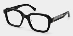 Parker Black Square Glasses2