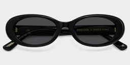The 90s Black Oval Glasses2