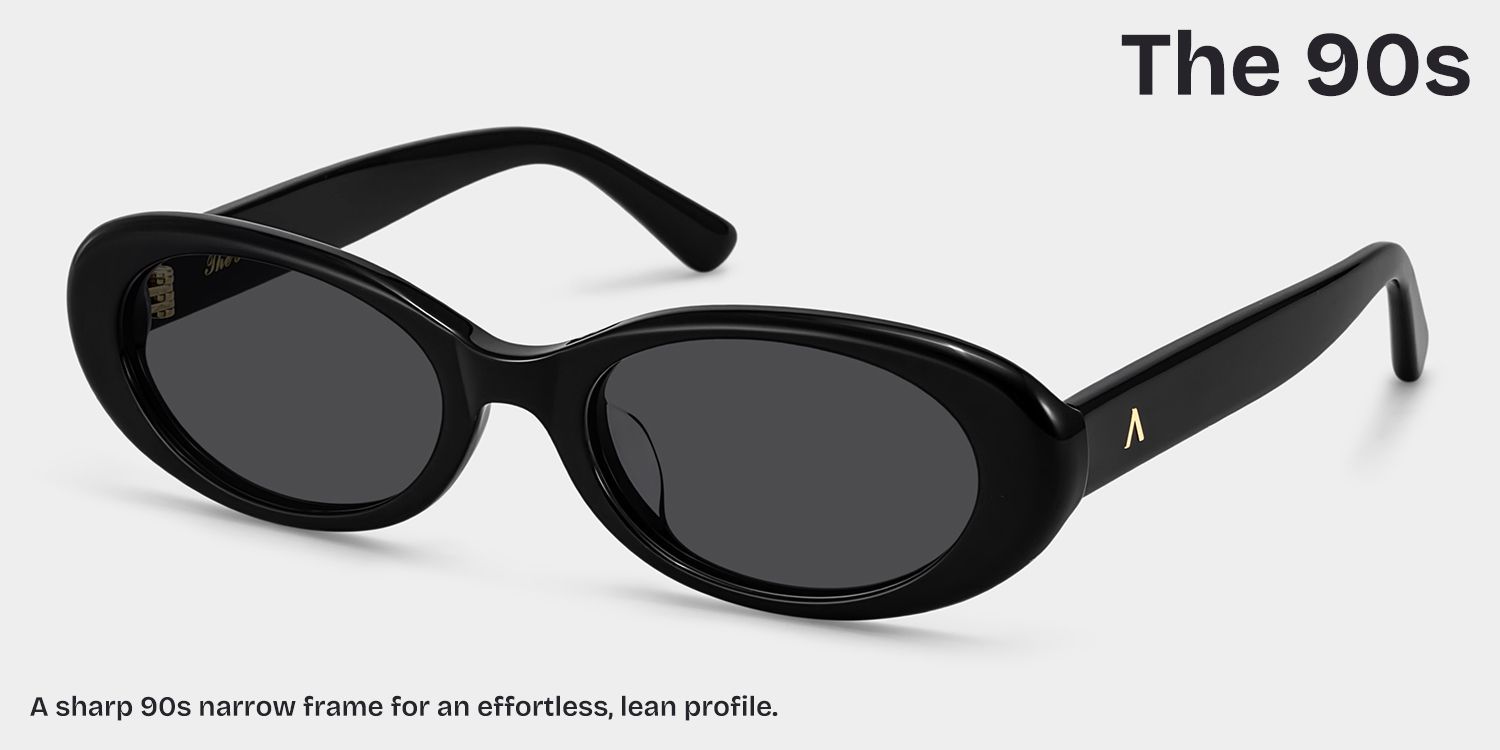 ZEELOOL x Aimee Song The 90s Black Oval Sunglasses3