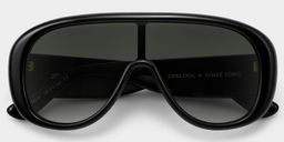 The Shield Black Aviator Glasses2