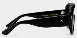 The Shield Black Aviator Glasses4