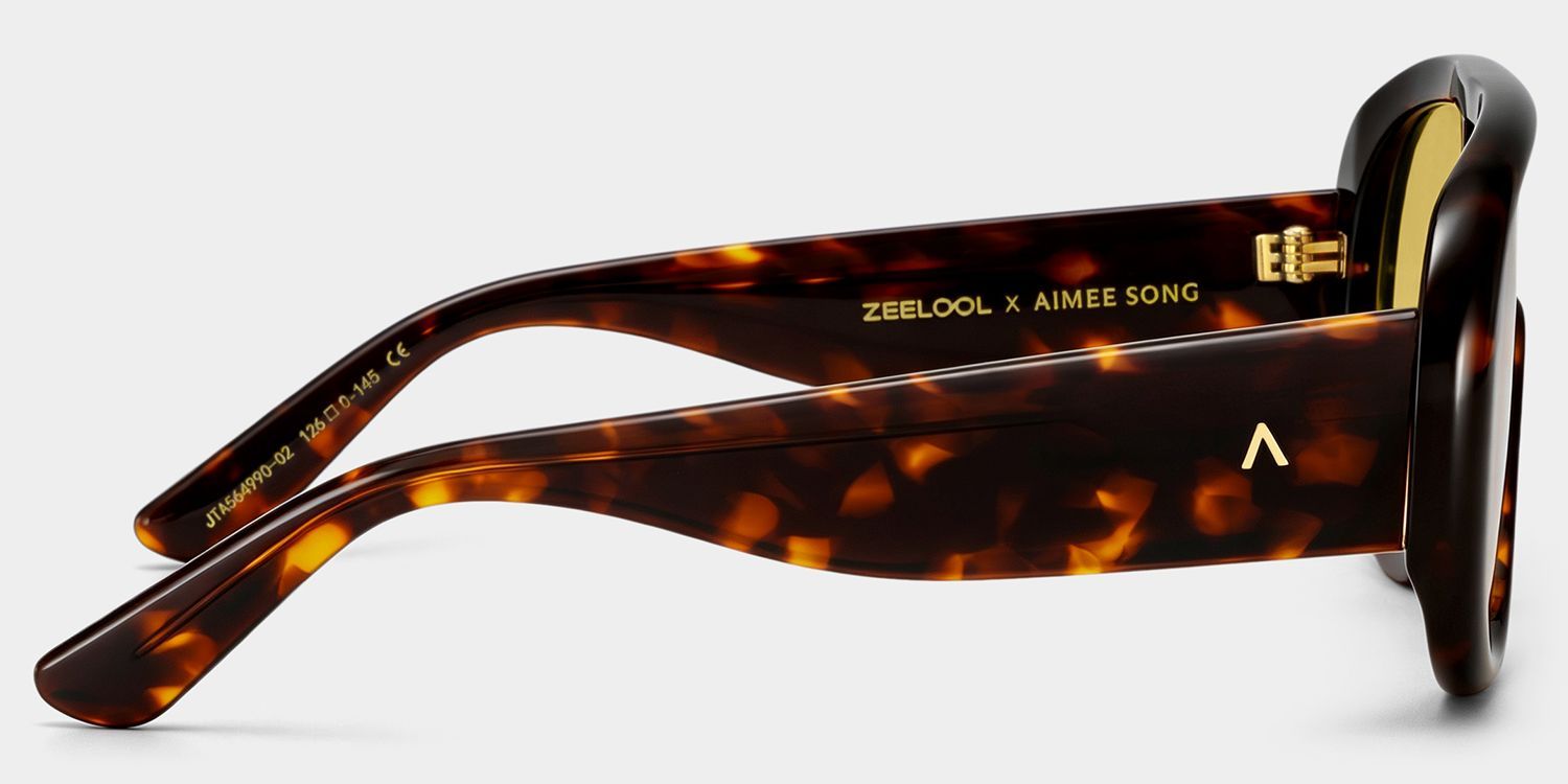ZEELOOL x Aimee Song The Shield Tortoise Sunglasses4