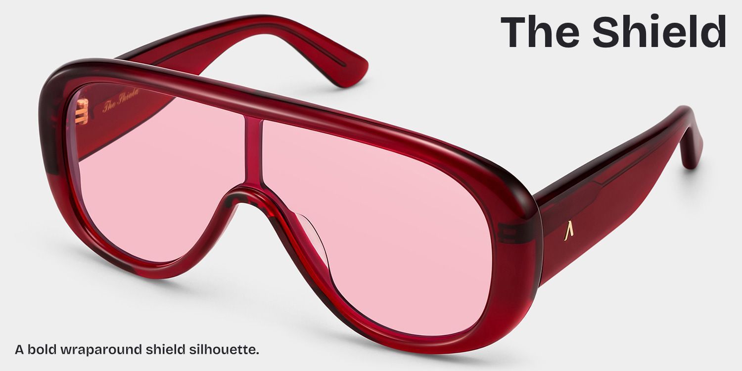 ZEELOOL x Aimee Song The Shield Red Sunglasses3