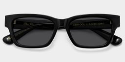 The Classic Black Rectangle Glasses2