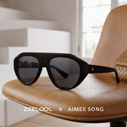 The Aviator Black Aviator Glasses0