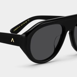The Aviator Black Aviator Glasses5
