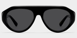 The Aviator Black Aviator Glasses1