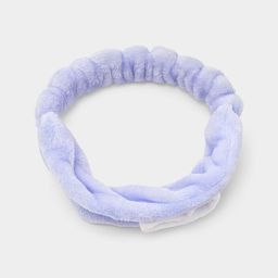 Light BLue Coral Fleece Headband2