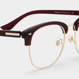 Lasha Red Browline Glasses5