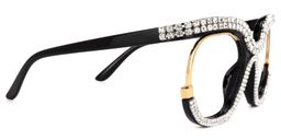 Veasley White Square Glasses2