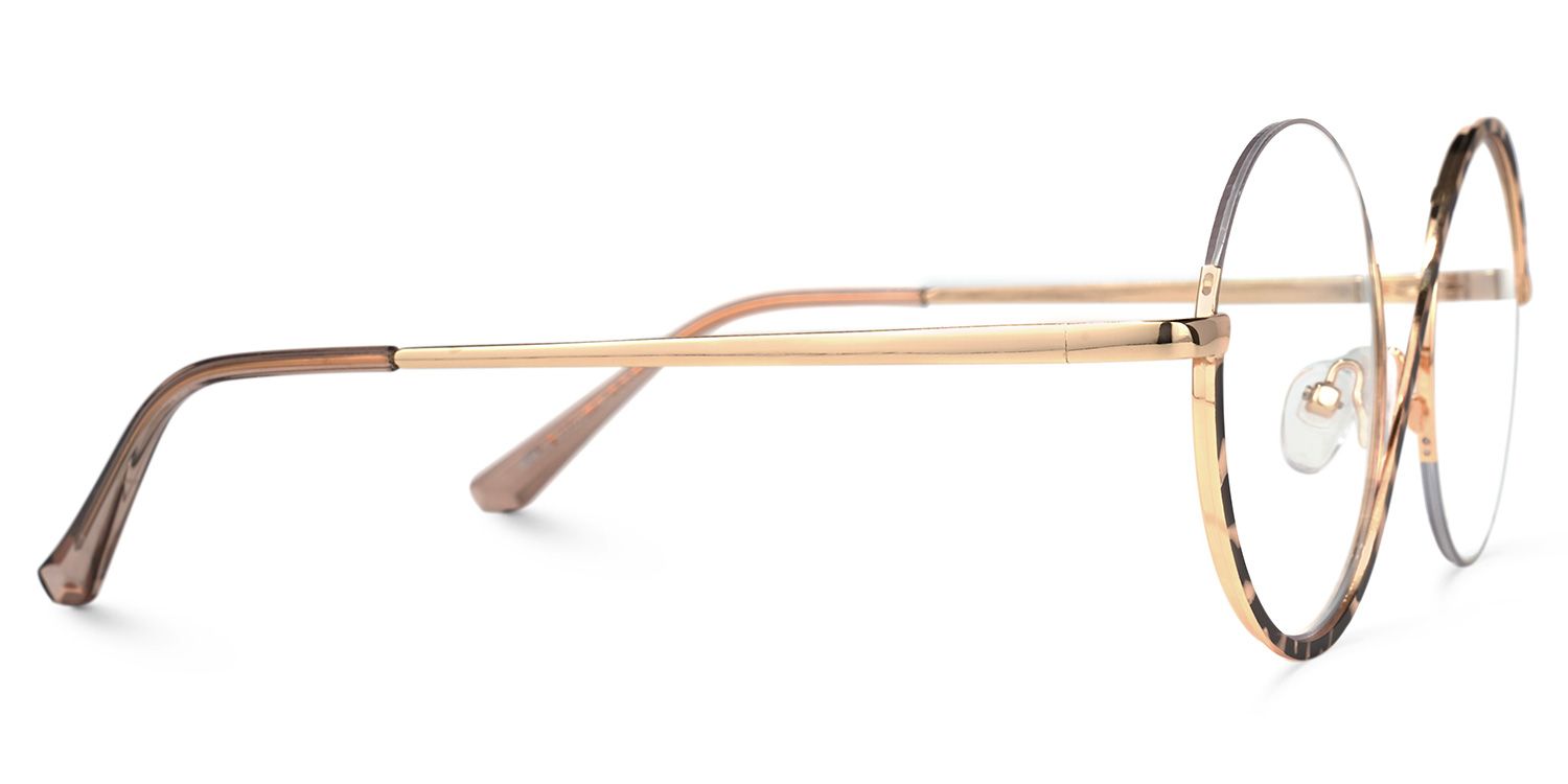 Flozif Tortoise Round Frame Glasses deals -Zeelool2