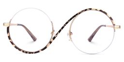 Flozif Round Tortoise Glasses0