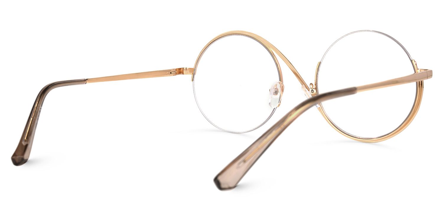 Flozif Tortoise Round Frame Glasses deals -Zeelool3