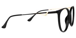 Chanty Round Black Glasses2