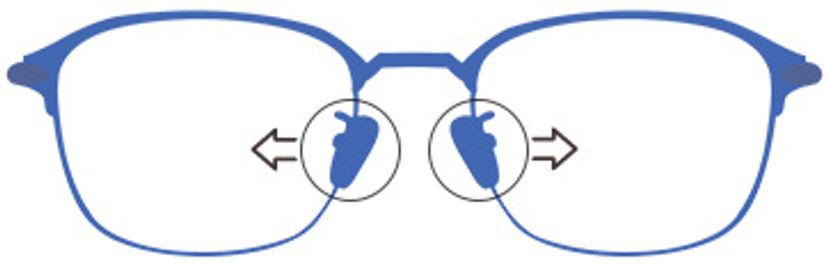 Wire Frame Glasses High Adjustment